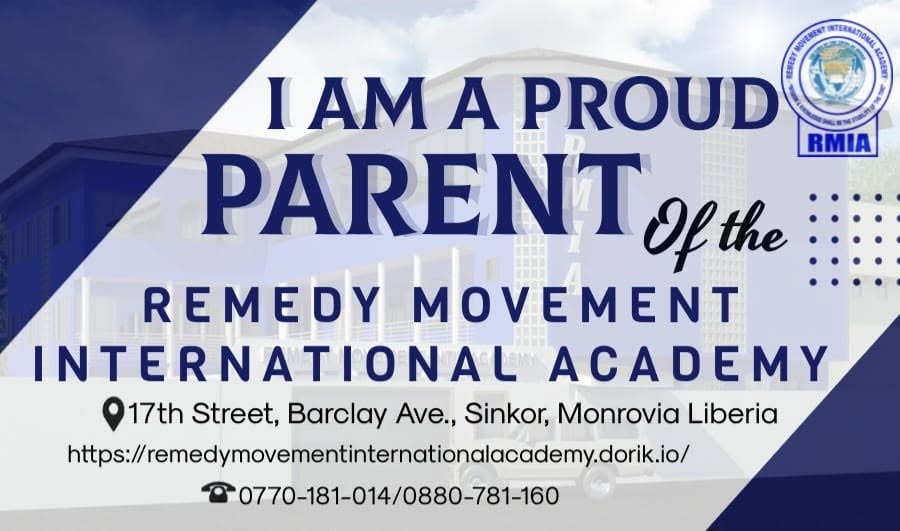 Remedy Movement International Academy parent and contact graphic